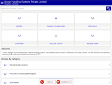 Tablet Screenshot of airconindia.com